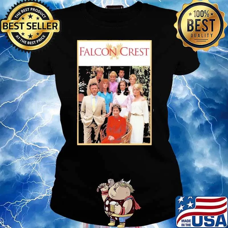 Falcon Crest picture character s Ladies tee