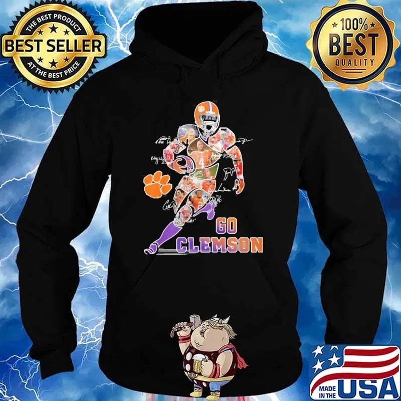 Go clemson tigers signatures s Hoodie