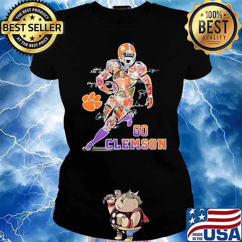 Go clemson tigers signatures s Ladies tee