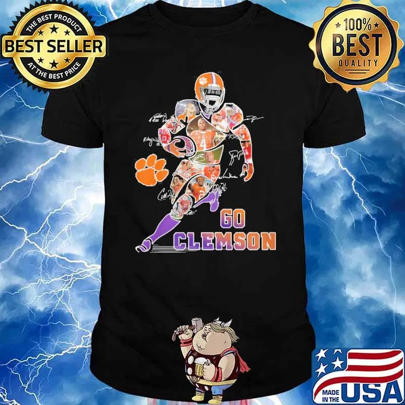 Go clemson tigers signatures shirt