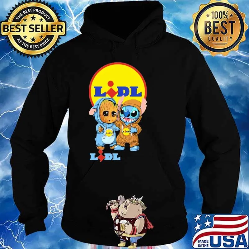 Groot and Stitch Lidl s Hoodie
