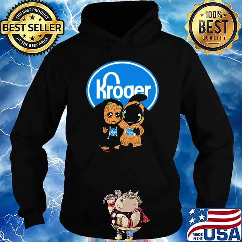 Groot and toothless Kroger s Hoodie