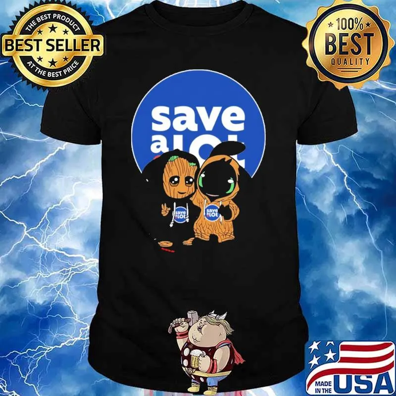 Groot and toothless save a lot shirt