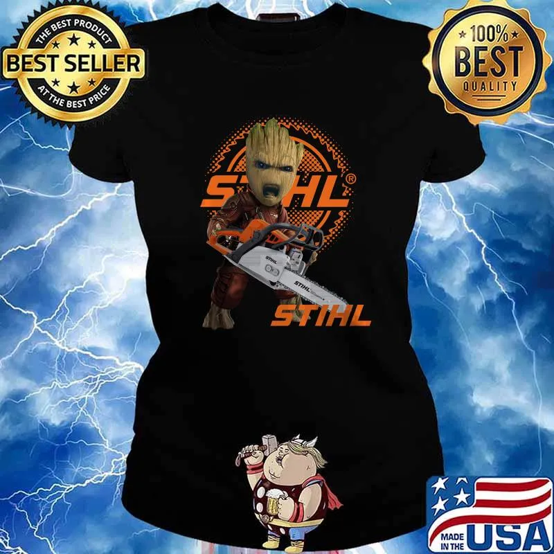 Groot With Logo Stihl Shirt - Image 2