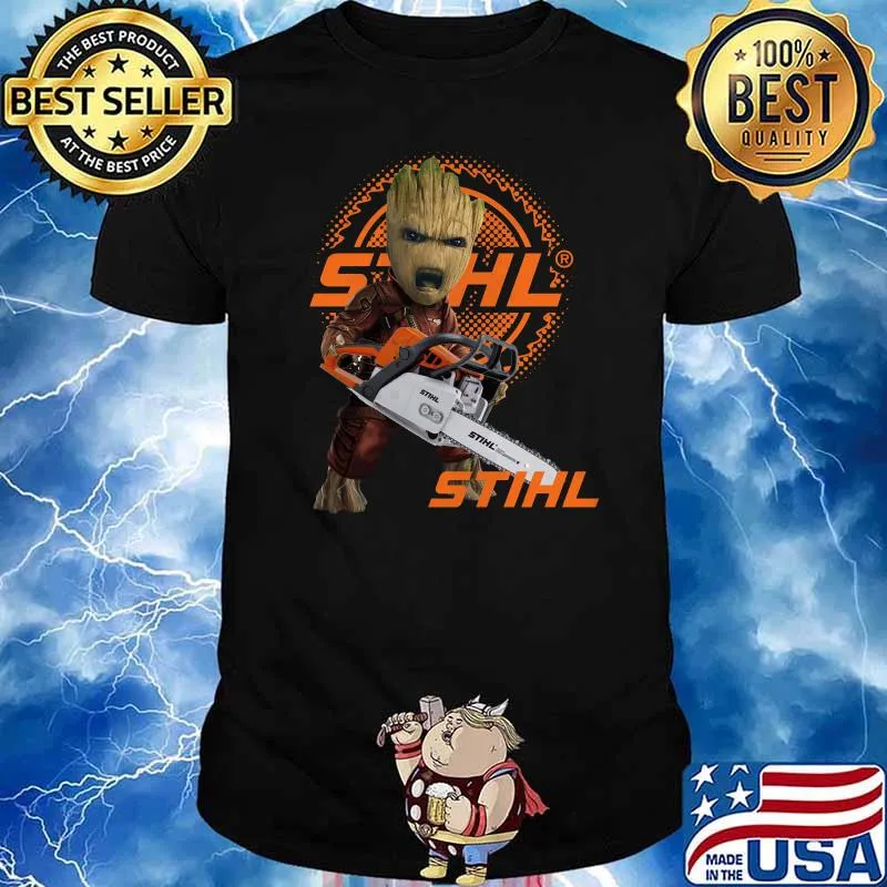 Groot With Logo Stihl Shirt - Image 3