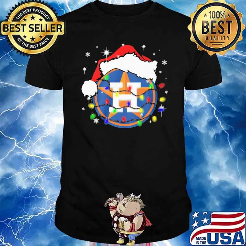 Houston Astros christmas light shirt