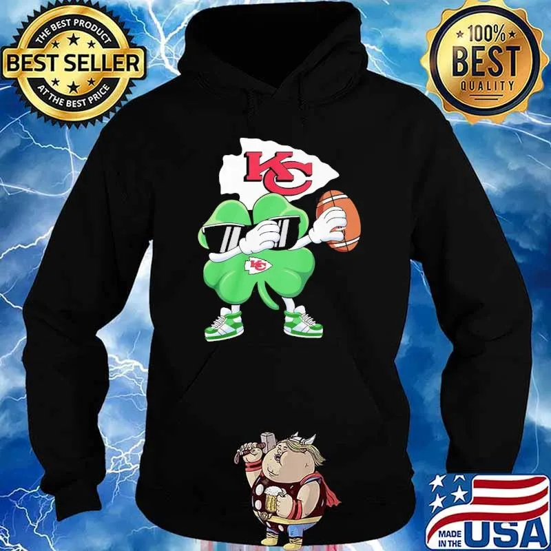 Irish St.Patrick's day dabbing Kansas city Chiefs s Hoodie