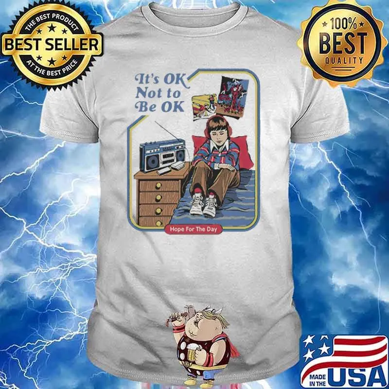 It’s ok not to be ok hope for the day ringer shirt