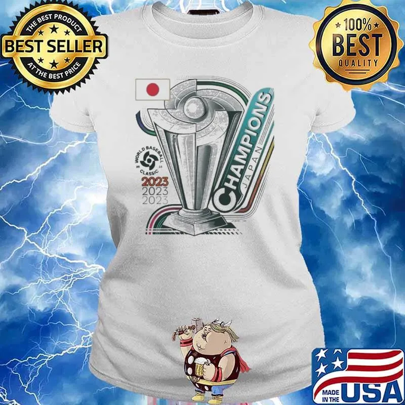 Japan Baseball WBC Championship 2023 world Shirt Ladies tee