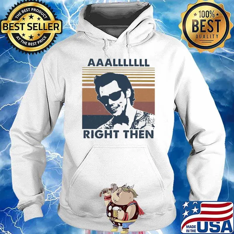 Jim Carrey Ace Ventura aaallll right then vintage s Hoodie