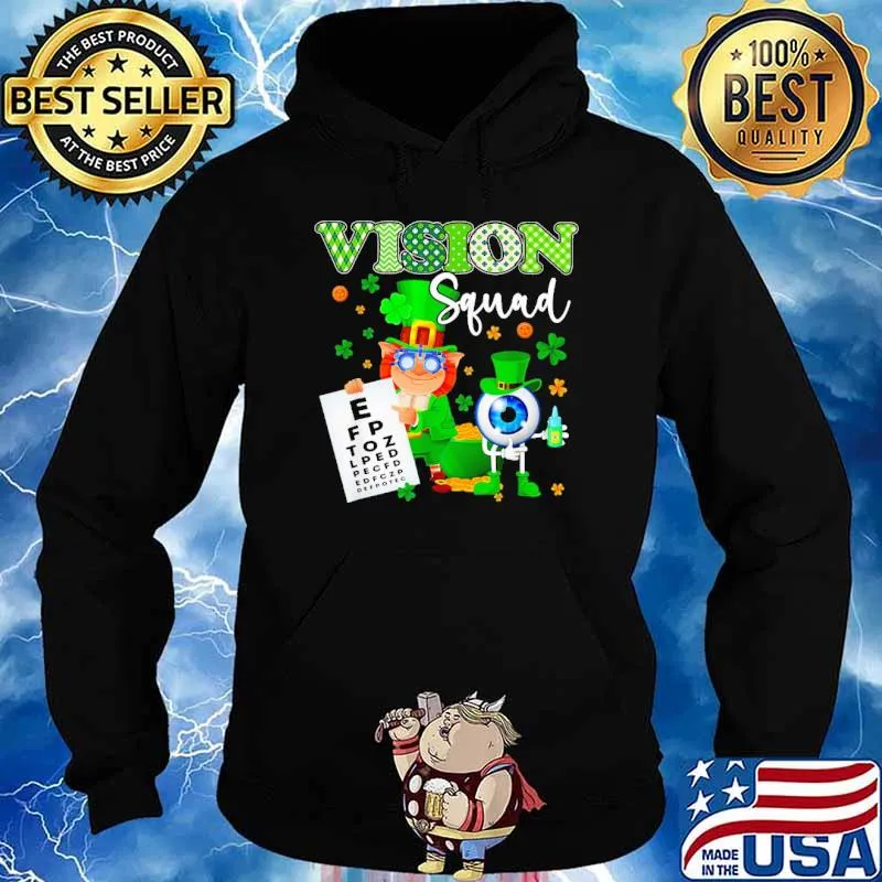 Leprechaun vision squad St.Patrick's day s Hoodie
