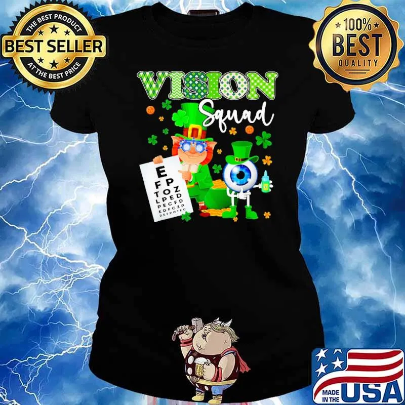 Leprechaun vision squad St.Patrick's day s Ladies tee