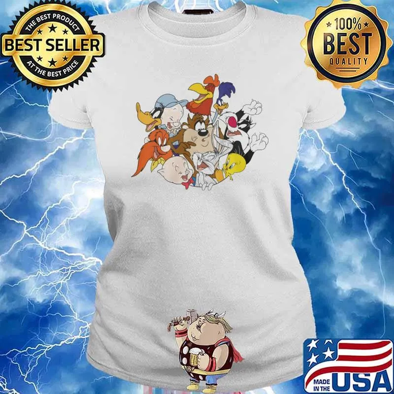 Looney Tunes Bugs Bunny Logo s Ladies tee