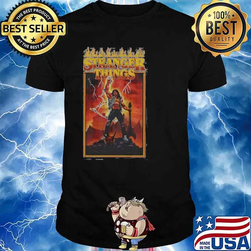 Metal Dude Eddie Stranger Things movie series Shirt
