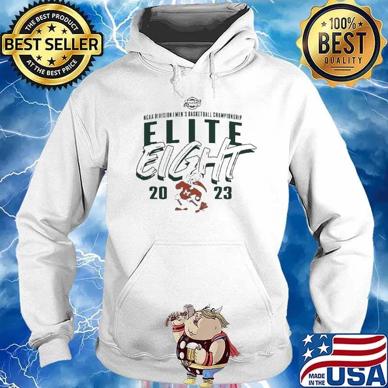 Miami Hurricanes 2023 ncaa men’s basketball tournament march madness elite eight team s Hoodie