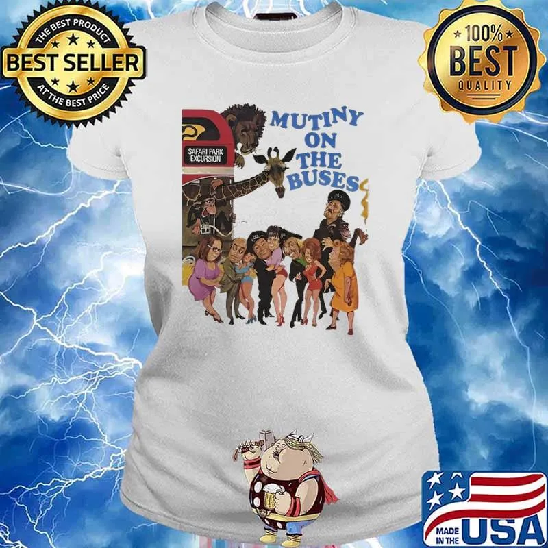 Mutiny On the buses safari park excursion s Ladies tee