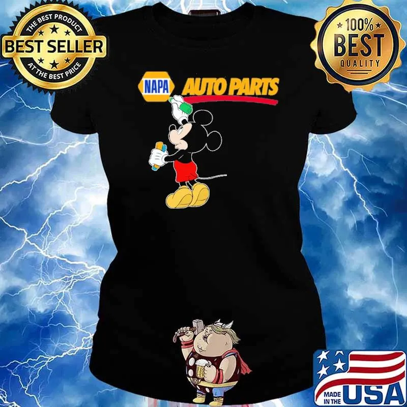 Napa auto parts mickey s Ladies tee