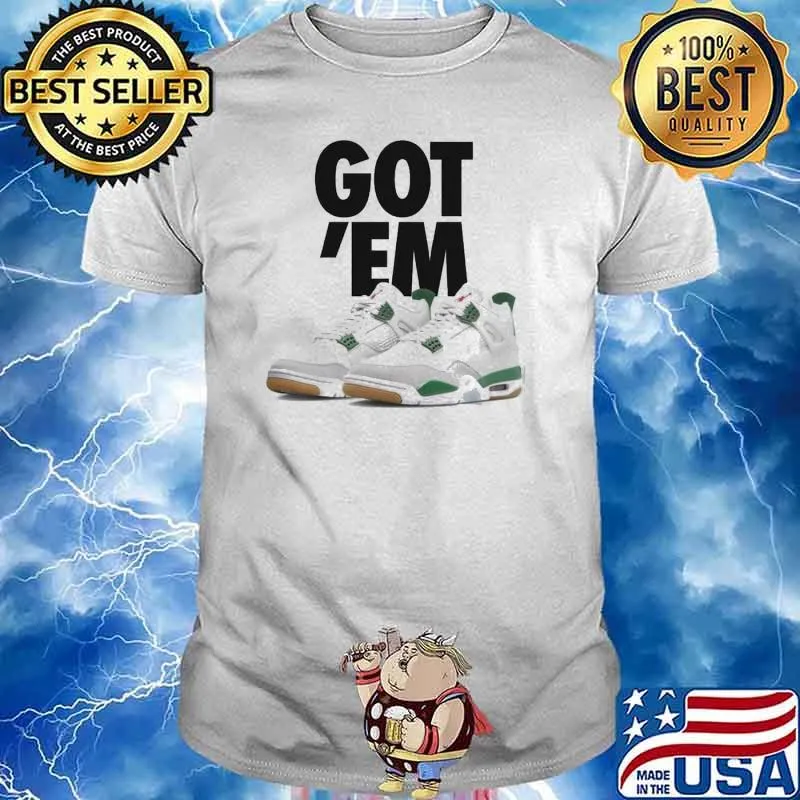 Nike SB x Air Jordan 4 Pine Green Vintage Got'em Shirt