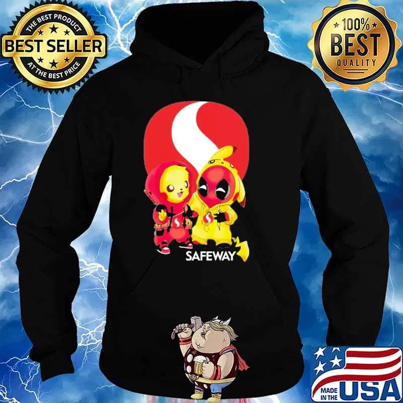 Pikachu Deadpool safeway s Hoodie