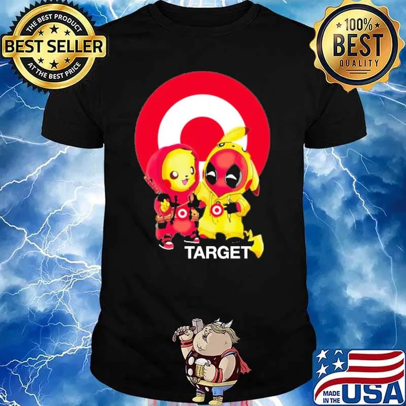 Pikachu Deadpool target shirt