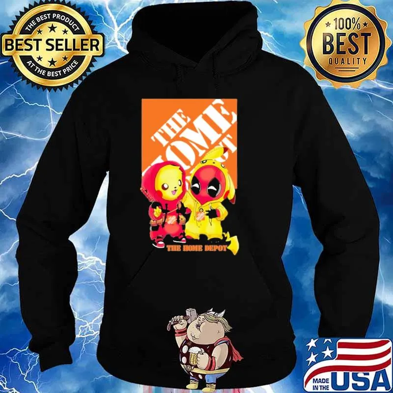 Pikachu Deadpool the home depot s Hoodie