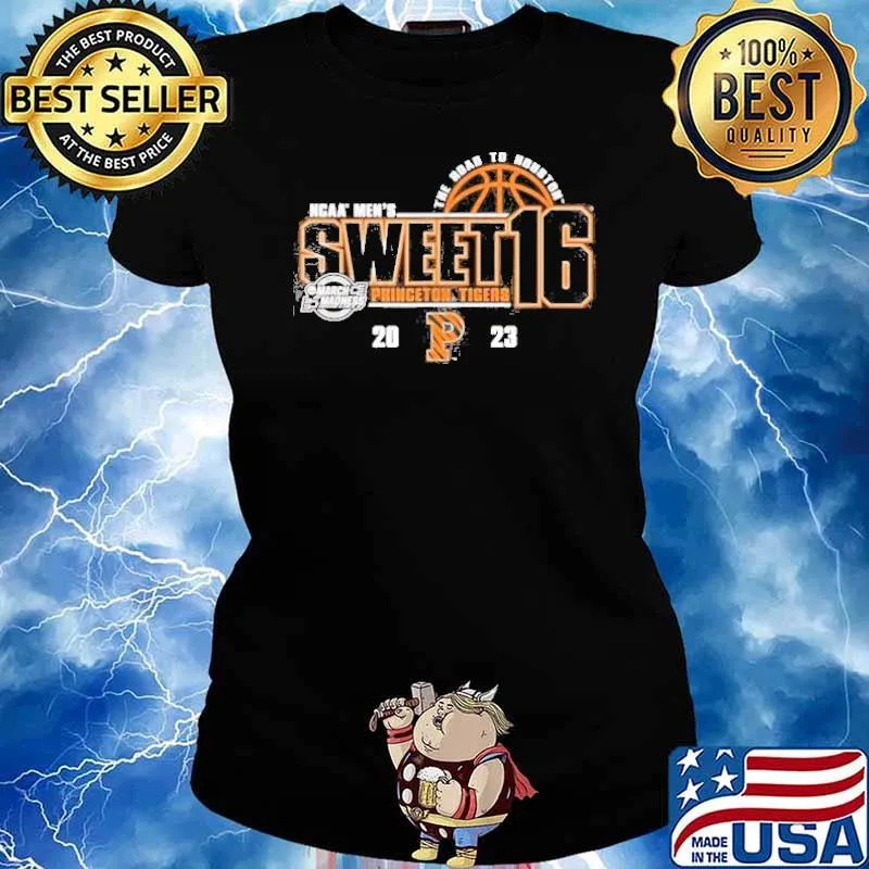 Princeton Tigers Men’s Sweet 16 March Madness Basketball 2023 NCCA Shirt Ladies tee