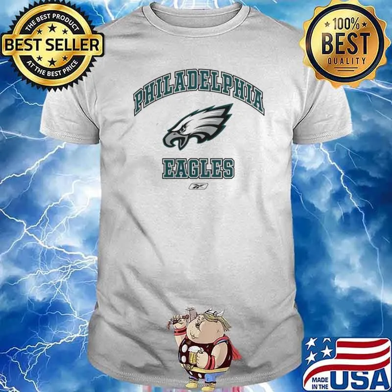 Reebok Grey And Teal Philadelphia Eagle NFL Football shirt
