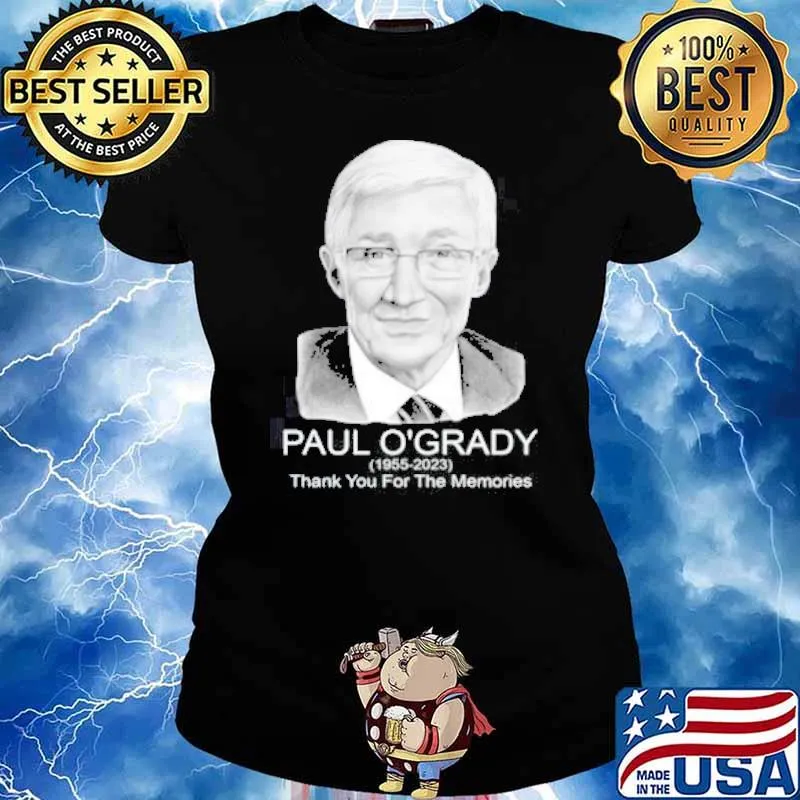 Rest In Peace Paul O’Grady 1955-2023 Paul O’Grady thank you for the memories Shirt Ladies tee