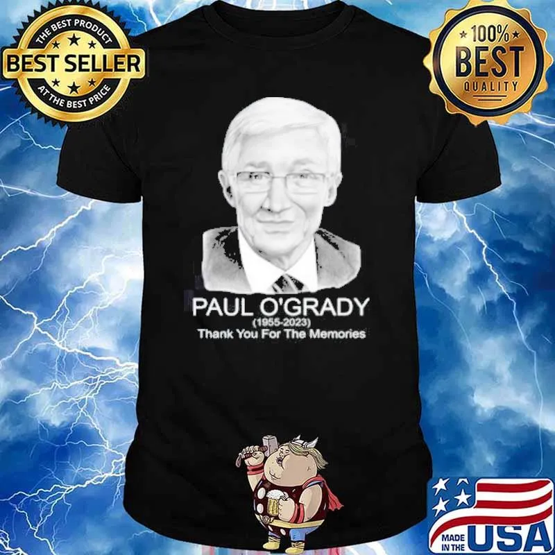 Rest In Peace Paul O’Grady 1955-2023 Paul O’Grady thank you for the memories Shirt