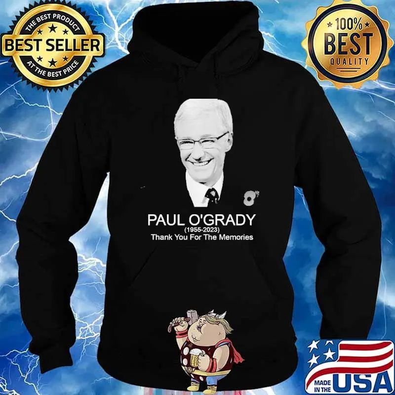 Rest In Peace Paul O’Grady 1955-2023 Thank You For The Memories RIP Shirt Hoodie