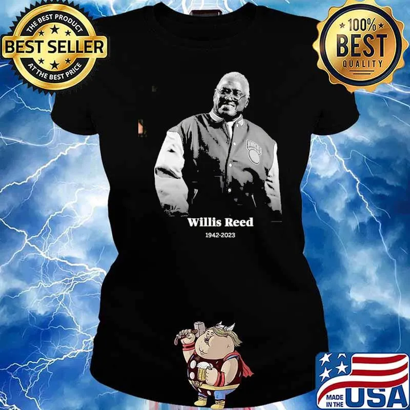 RIP Willis Reed 1942 2023 Thank You For The Memories Vintage picture Shirt Ladies tee