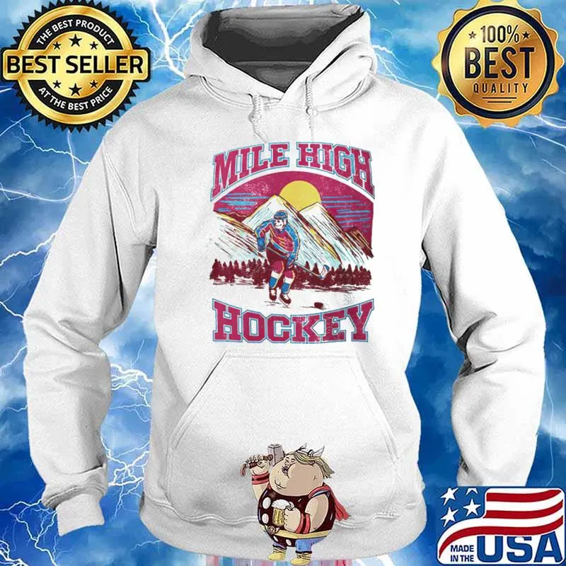 SKELETON PLAYER MILE HIGH COLORADO AVALANCHE HOCKEY SHIRT Hoodie