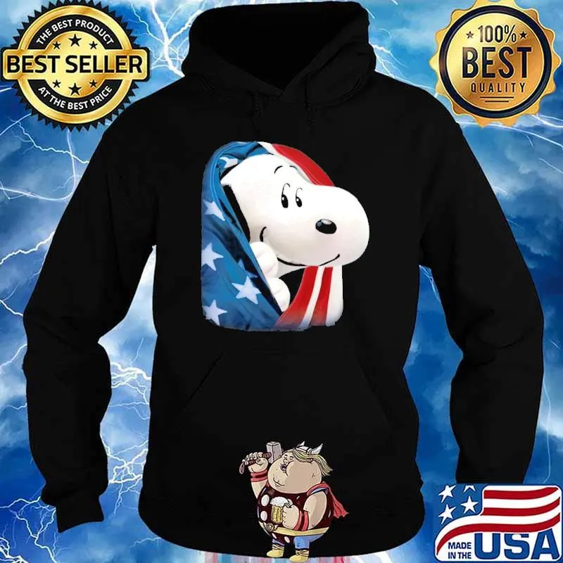 Snoopy America flag s Hoodie