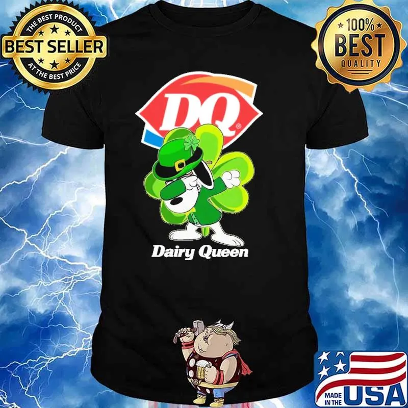 Snoopy dabbing Dairy Queen St.Patrick's day shirt