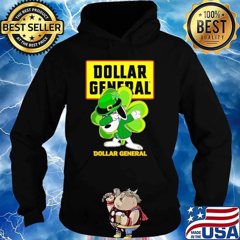 Snoopy dabbing Dollar General St.Patrick's day s Hoodie