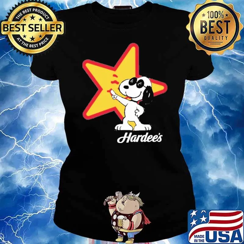 Snoopy Hardee's s Ladies tee