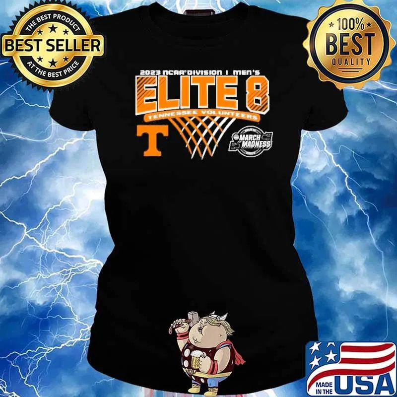 Tennessee Volunteers 2023 NCAA Division I Men’s Basketball Elite Eight March Madness Shirt Ladies tee