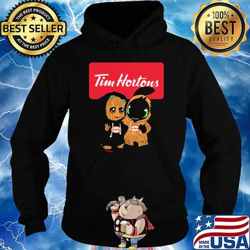 Tim Hortons groot and toothless s Hoodie