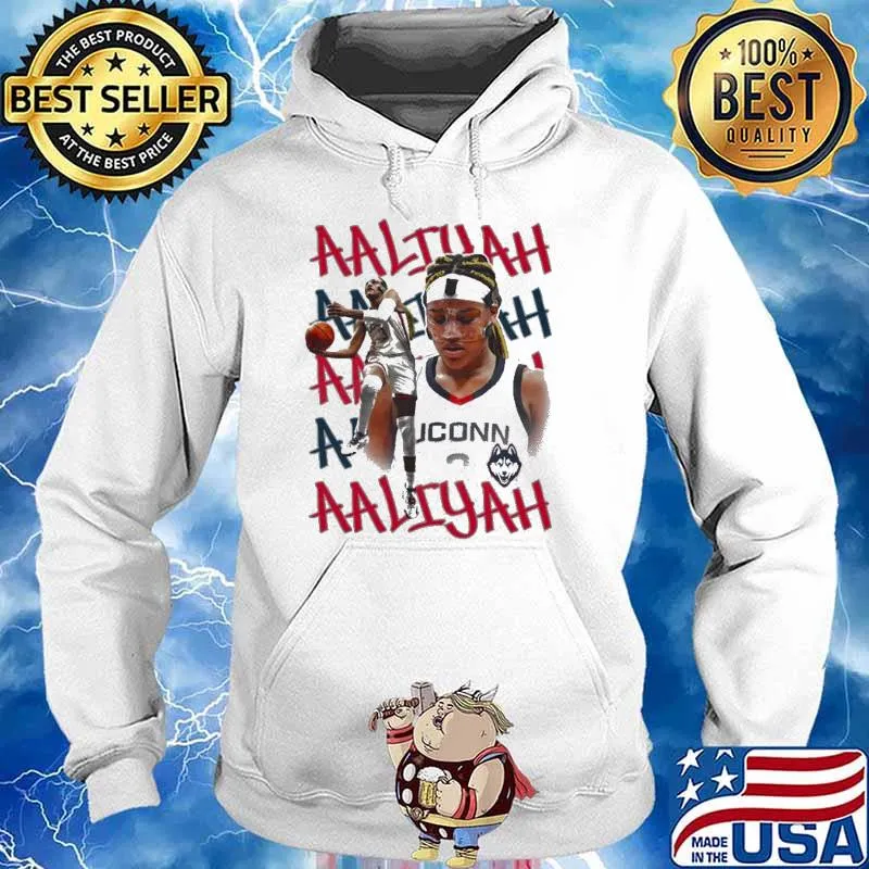 Uconn Huskies Aaliyah Edwards Graffiti s Hoodie