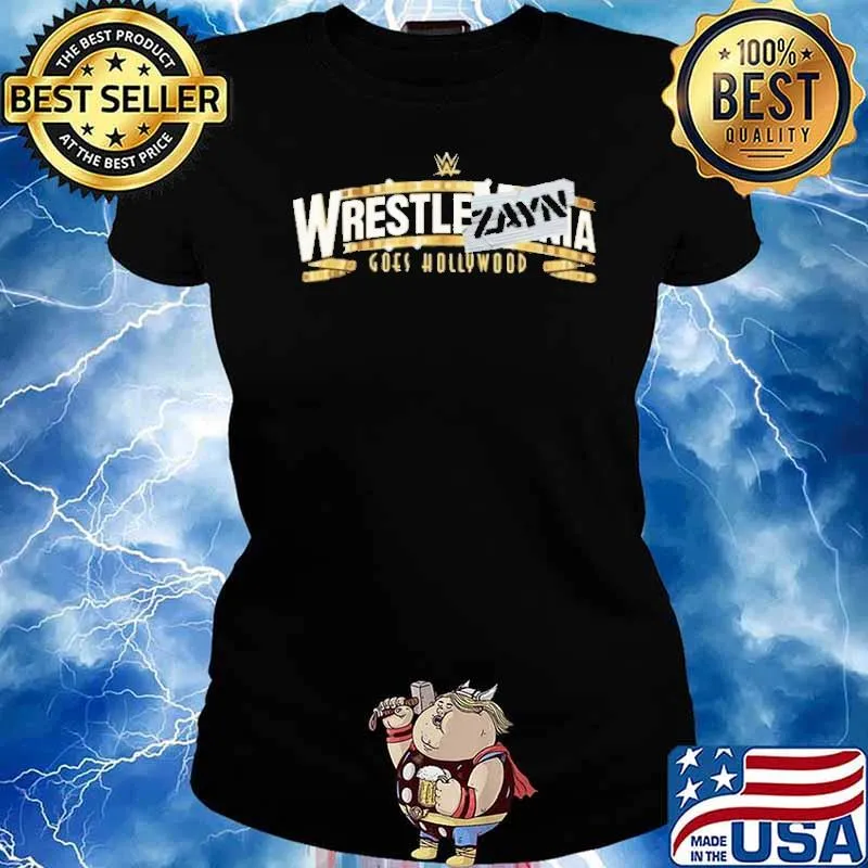 Wrestlemania 39 Wrestle-Zayn-Ia & Ko-Mania Shirt Ladies tee