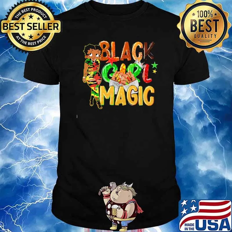 1865 Juneteenth Betty Boop black girl magic shirt