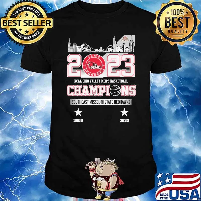 2023 Semo Redhawks NCAA Ohio Valley men's basketball champions Southeast Missouri state redhawks shirt