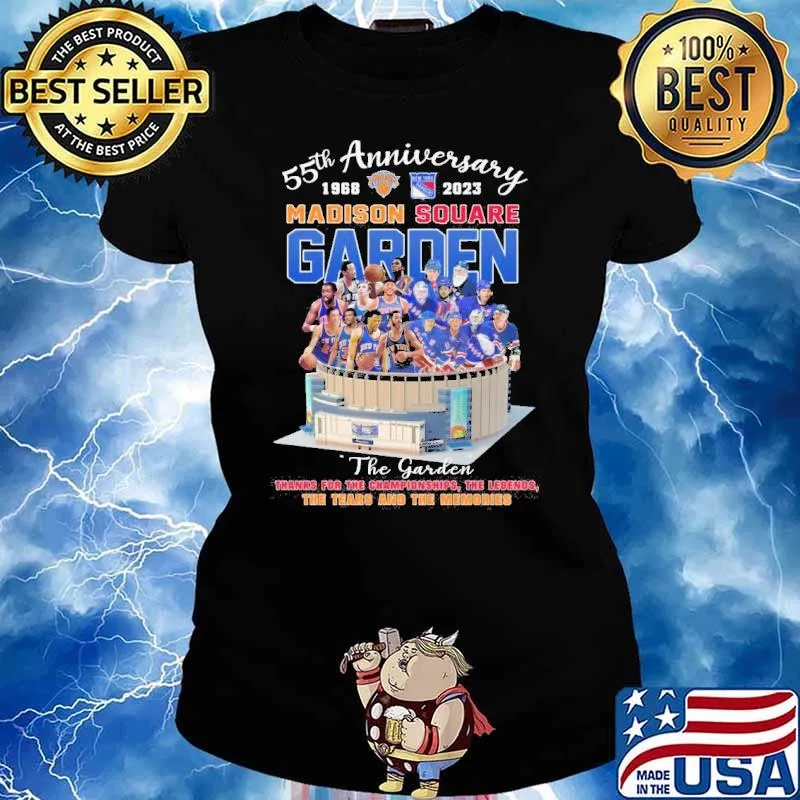 55th anniersary 1963-2023 Madison square garden the rears and the memories s Ladies tee