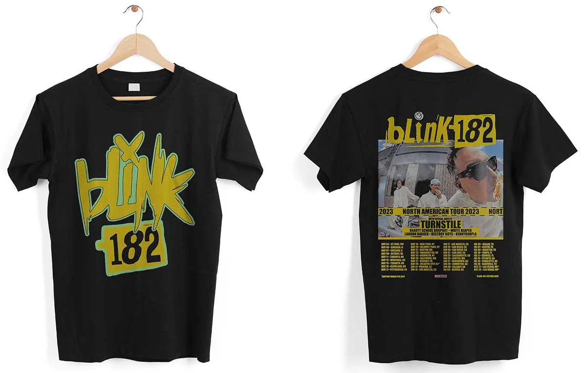 Blink182 Coachella Turnstile 2023 music shirt - Image 3