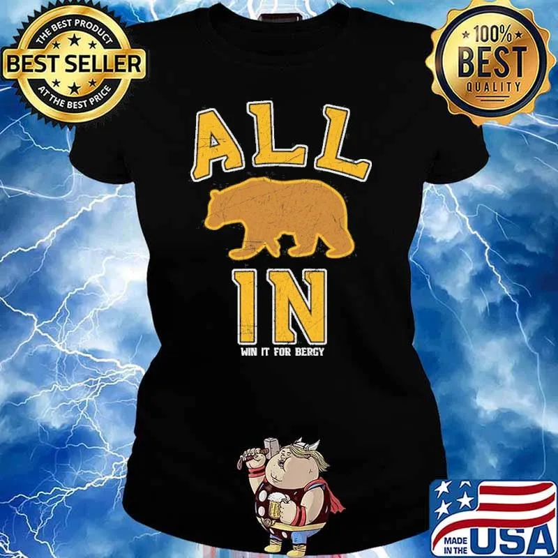 Allin win it for bergy bear bruins s Ladies tee