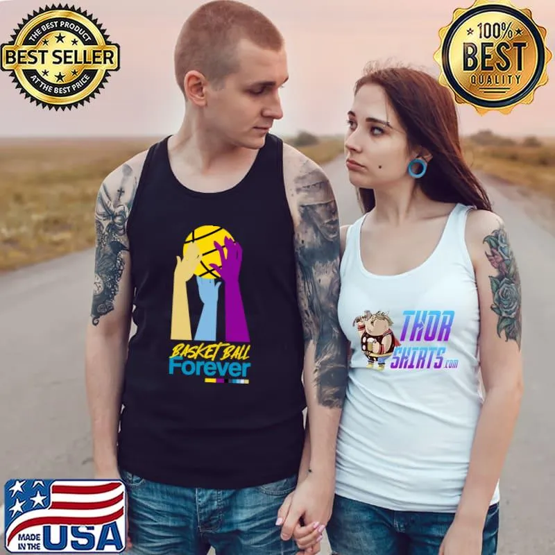 Basketball forever team psychedelic colour style T-Shirt Tank Top