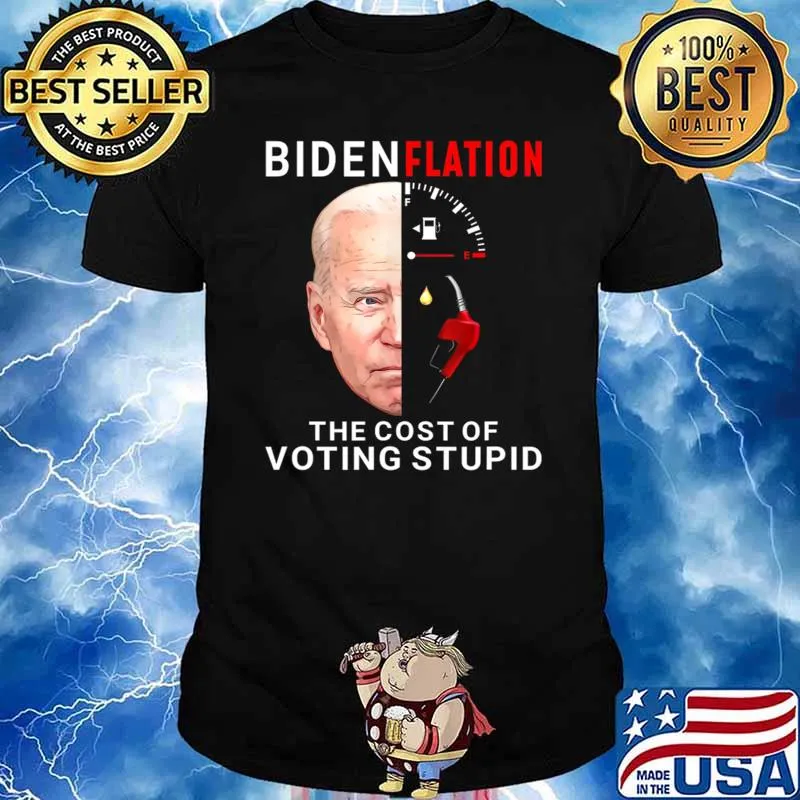 Bidenflation the cost of voting stupid joe biden harris T-Shirt