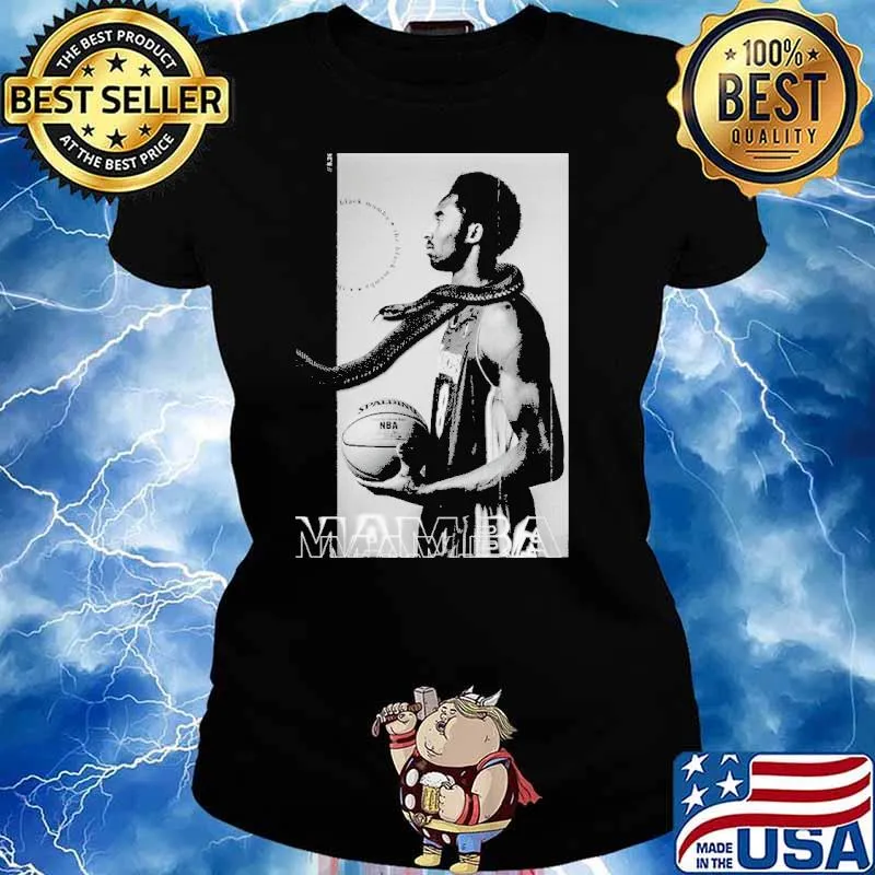 Black Mamba Kobe Bryant sport Shirt Ladies tee