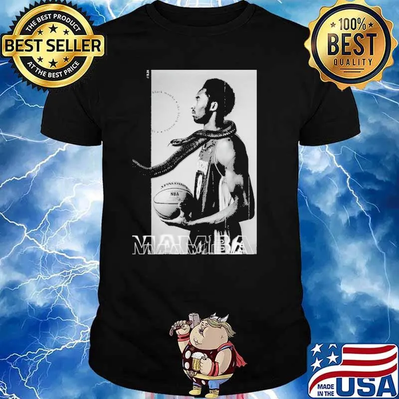 Black Mamba Kobe Bryant sport Shirt