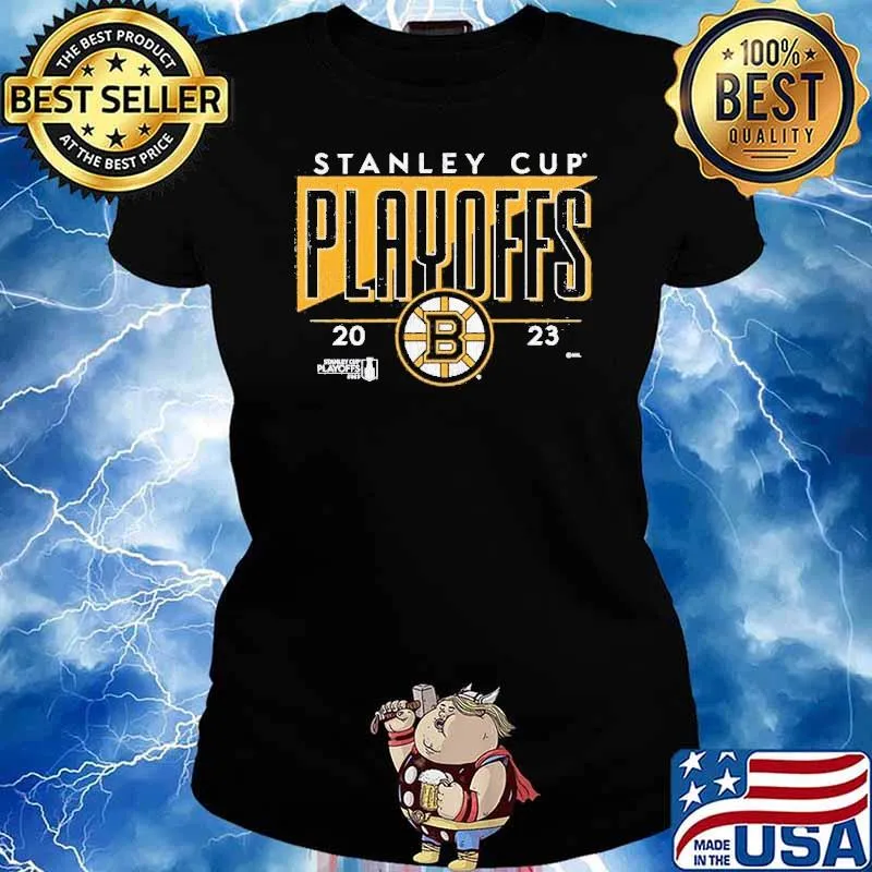 Boston Bruins Fanatics Branded 2023 Stanley Cup Playoffs Tri-Blend s Ladies tee